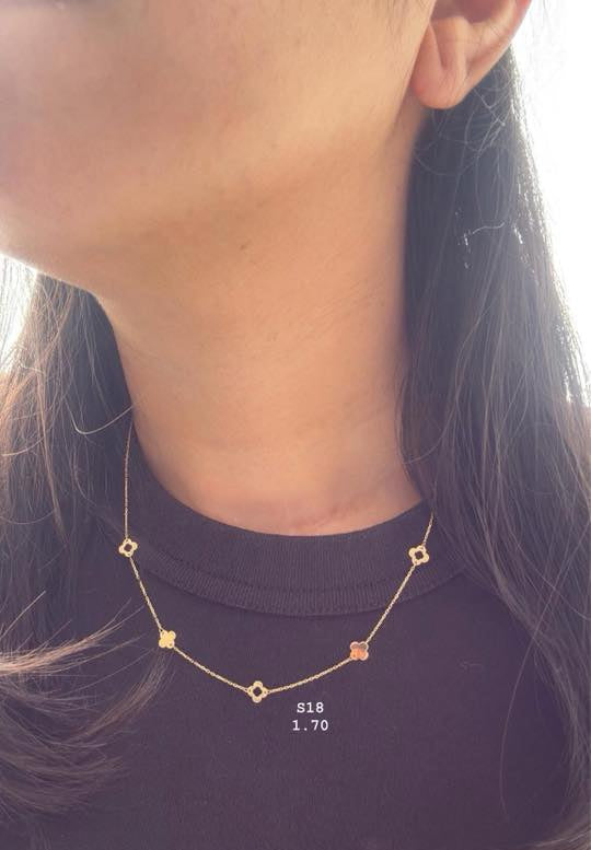 Clover 18k Necklace