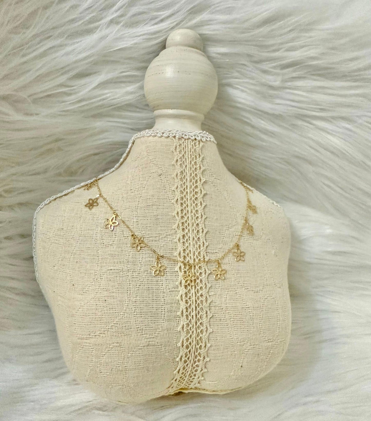 Flower 18k Necklace